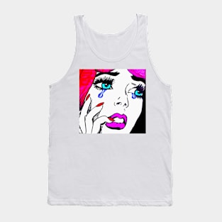 Sad Woman Tank Top